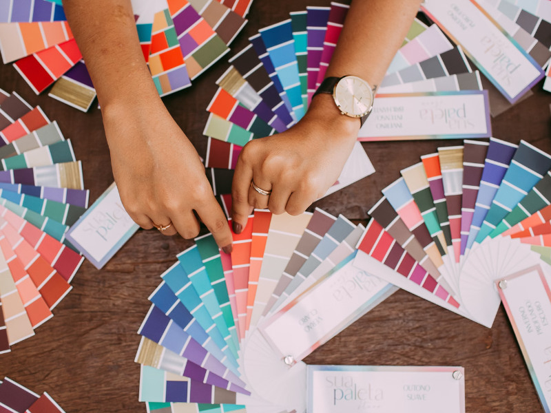 color swatches for custom home builds
